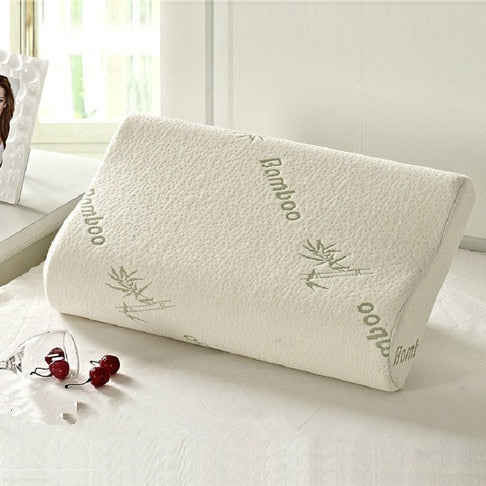 Bamboo Fiber Contoured Memory Foam Pillow