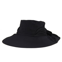 Load image into Gallery viewer, Hot Sale! Fashion large brimmed sun hats Foldable womens sunhats Self-tie Bow women&#39;s hat Summer Beach Floppy Cap Headwear