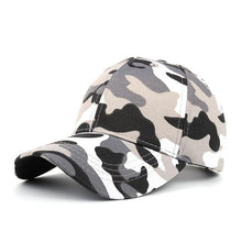 Load image into Gallery viewer, Outdoor Sporting snapback Women Men Casual Tactical Camouflage Cap Black Green  Adjustable Baseball Cap Hat bone