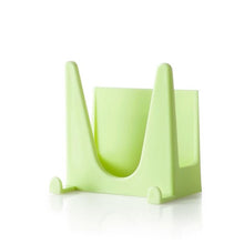 Load image into Gallery viewer, Plastic Kitchen Pot Pan Cover Shell Cover Sucker Tool Bracket Storage Rack