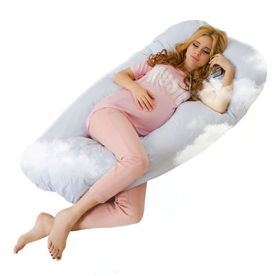 Comfortable Pregnancy U type Pillows  Maternity big U Shaped Body Pillows Body Pregnancy Pillow For Side Sleeper Removable Cover