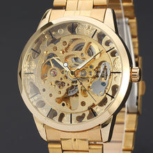 Load image into Gallery viewer, Mens Watches Top Brand Luxury Hollow Skeleton Automatic Watch Men Watch Clock