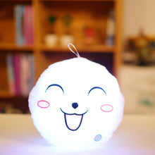 Load image into Gallery viewer, Cute Design emoji Glow LED Pillow Light Soft Cushion Gift Home Plush Children