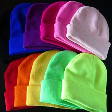 Winter Hats for Women Beanies Knitted Caps Girls Autumn Skullies Beanies Women's Warm Winter Hats Unisex Fashion Solid Cap