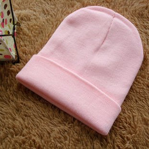 Winter Hats for Women Beanies Knitted Caps Girls Autumn Skullies Beanies Women's Warm Winter Hats Unisex Fashion Solid Cap