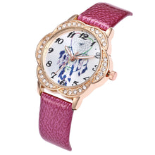 Load image into Gallery viewer, Women Fashion Leather Band Analog Quartz Round Wrist Watch Watches