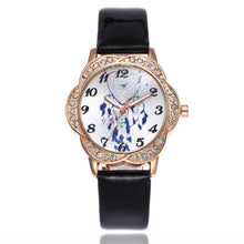 Load image into Gallery viewer, Women Fashion Leather Band Analog Quartz Round Wrist Watch Watches