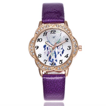 Load image into Gallery viewer, Women Fashion Leather Band Analog Quartz Round Wrist Watch Watches