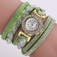 Load image into Gallery viewer, Women Fashion Casual Analog Quartz Women Rhinestone Watch Bracelet Watch DP