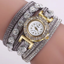 Load image into Gallery viewer, Women Fashion Casual Analog Quartz Women Rhinestone Watch Bracelet Watch DP