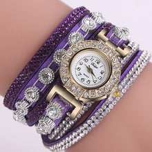 Load image into Gallery viewer, Women Fashion Casual Analog Quartz Women Rhinestone Watch Bracelet Watch DP