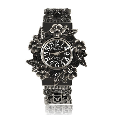 Vintage Flowers Bracelet Watch Ladies Watch Women'S Watches Clock