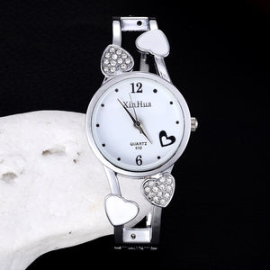 Fashion Full Steel Bracelet Watch Women'S Rhinestone Watches Ladies Watch