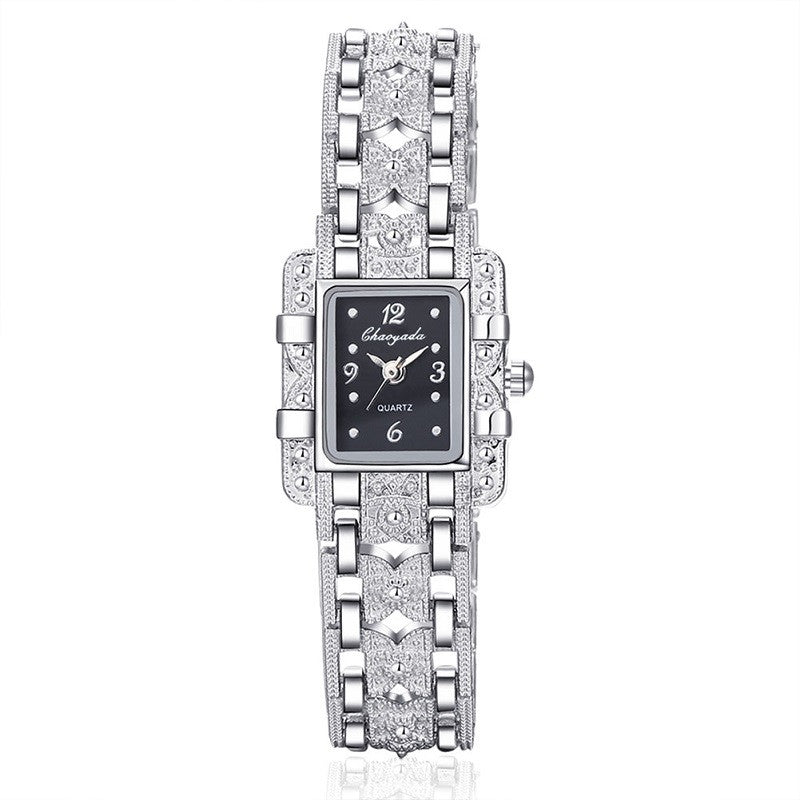 Luxury Silver Bracelet Wrist Watch Fashion Women'S Watches Ladies Watch