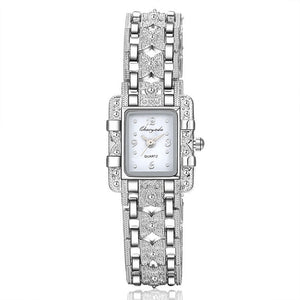 Luxury Silver Bracelet Wrist Watch Fashion Women'S Watches Ladies Watch