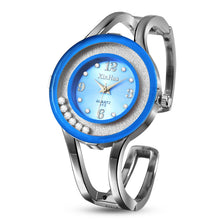 Load image into Gallery viewer, Fashion Full Steel Bracelet Watch Women Rhinestone Watch Female Clock