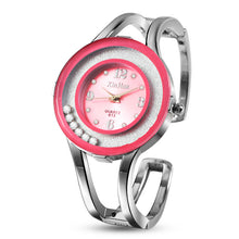 Load image into Gallery viewer, Fashion Full Steel Bracelet Watch Women Rhinestone Watch Female Clock