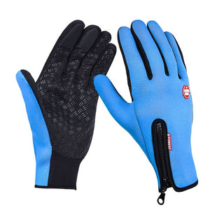 Men Classic Winter Leather Gloves