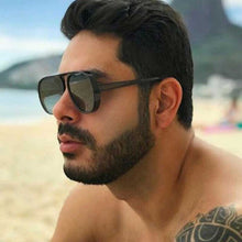 Load image into Gallery viewer, Sunglasses Men Retro Oversized Sun glasses Women Brand Designer 2018 Pilot Glasses Fashion Round Big Frame Eyewear UV400 Shades