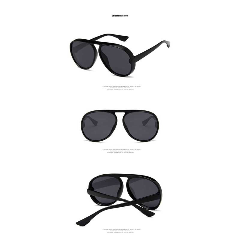 Sunglasses Men Retro Oversized Sun glasses Women Brand Designer 2018 Pilot Glasses Fashion Round Big Frame Eyewear UV400 Shades