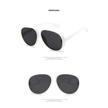 Load image into Gallery viewer, Sunglasses Men Retro Oversized Sun glasses Women Brand Designer 2018 Pilot Glasses Fashion Round Big Frame Eyewear UV400 Shades