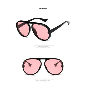 Sunglasses Men Retro Oversized Sun glasses Women Brand Designer 2018 Pilot Glasses Fashion Round Big Frame Eyewear UV400 Shades