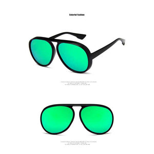 Sunglasses Men Retro Oversized Sun glasses Women Brand Designer 2018 Pilot Glasses Fashion Round Big Frame Eyewear UV400 Shades