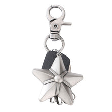 Load image into Gallery viewer, YYS056 Men&#39;s New Creative Punk Retro Alloy Cow Leather Keychains Keyrings