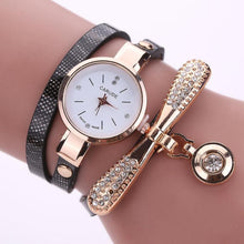 Load image into Gallery viewer, Punk Style Bracelet Watch Luxury Rhinestone Bangle Quartz Watch