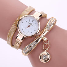 Load image into Gallery viewer, Punk Style Bracelet Watch Luxury Rhinestone Bangle Quartz Watch