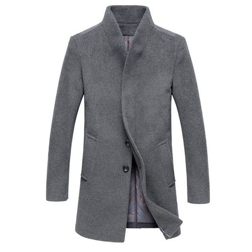 Classical Men's Woolen Coat