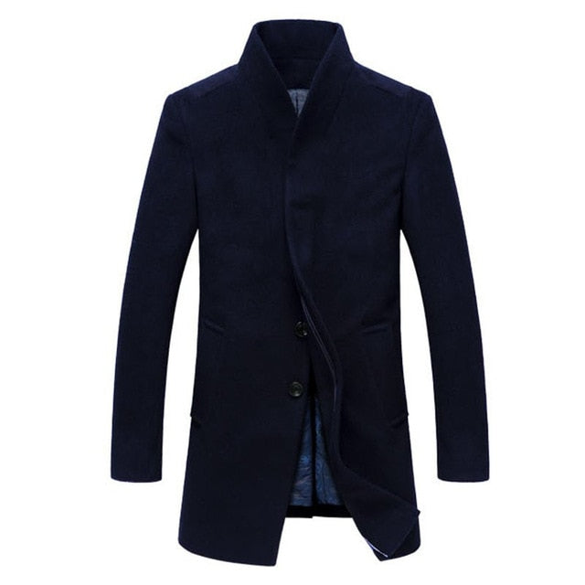 Classical Men's Woolen Coat