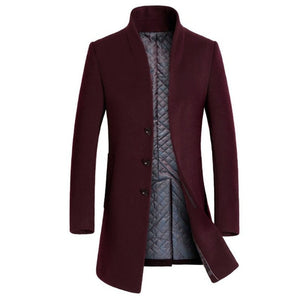 Classical Men's Woolen Coat