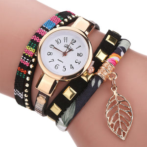 Duoya Classic Women Quartz Watch Lady Bracelet Wrist Quartz Dress Watches Wristwatch