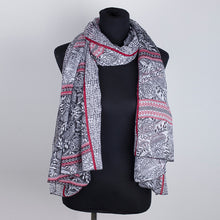 Load image into Gallery viewer, Women Leaves Printing Scarf Fashion Retro Female Multi-Purpose Shawl Scarf