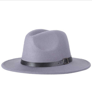 2018 free shipping 2017 new Fashion men fedoras women's fashion jazz hat summer spring black woolen blend cap outdoor casual hat