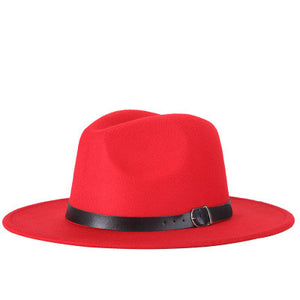 2018 free shipping 2017 new Fashion men fedoras women's fashion jazz hat summer spring black woolen blend cap outdoor casual hat