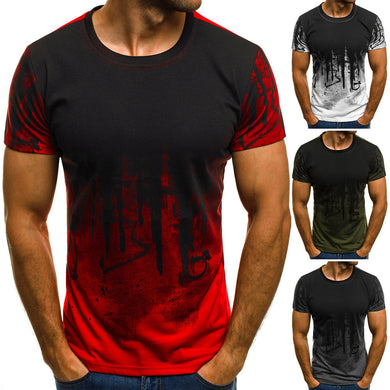 Men Tee Slim Fit Short Sleeve