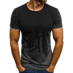 Men Tee Slim Fit Short Sleeve