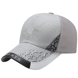 Summer Running Sport Tennis cap Baseball Visor Hat Mesh Peaked Cap Breathable Men Women Mesh Cap Baseball-Caps