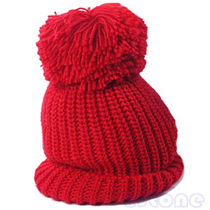 Women's Girl's Winter Slouch Knitting Cap Warm Beret Beanie Crochet Ski Hat Hot