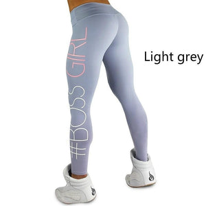 Women's Pants Boss Gril Tight Package Hip Printing Yoga  Leggings