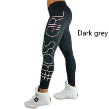 Load image into Gallery viewer, Women&#39;s Pants Boss Gril Tight Package Hip Printing Yoga  Leggings