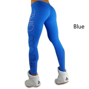 Women's Pants Boss Gril Tight Package Hip Printing Yoga  Leggings