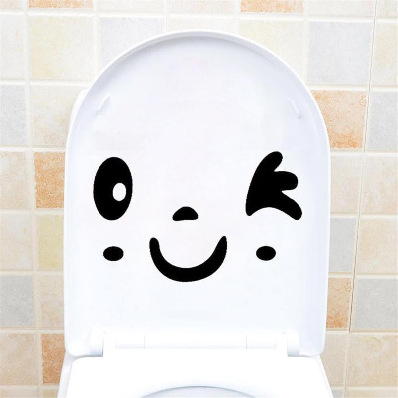 20 Patterns Creative Cartoon WC Sticker Toliet Sticker Vinyl Wall Art