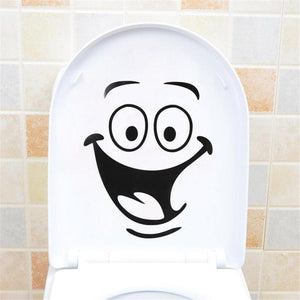 20 Patterns Creative Cartoon WC Sticker Toliet Sticker Vinyl Wall Art