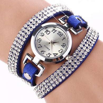 Rhinestone Bracelet Watch Faux Stone Multilayer Quartz Dress Casual Multilayer Bracelet