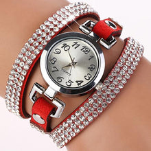 Load image into Gallery viewer, Rhinestone Bracelet Watch Faux Stone Multilayer Quartz Dress Casual Multilayer Bracelet