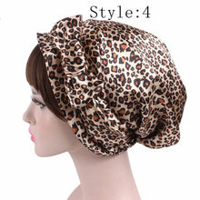 Load image into Gallery viewer, 1 PC Women&#39;s Fashion Satin Bow Headscarf Turban Cap Soft Bonnet Hair Wrap Womens Sleeping Cap