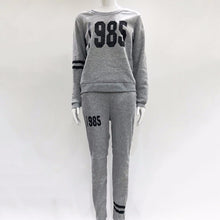 Load image into Gallery viewer, Woman Tracksuit Long Sleeve Hoodies Sweatshirt Sporting Pants Trousers Set